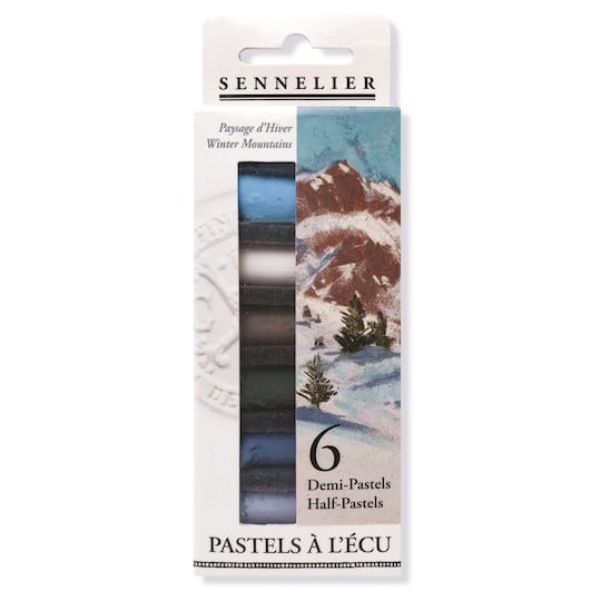 Sennelier Winter Extra-Soft Half-Pastel Set, 6ct.